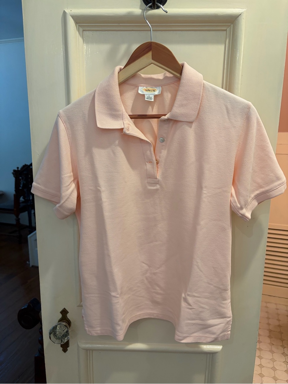 Talbots Pale Pink Polo Shirt